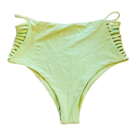 L*Space Harrington Bitsy Bikini Bottom in Mojito Lime NWOT - Picture 2 of 7